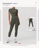 Kundenspezifisches Schnelltrocknendes Yoga-T-Shirt, Kurzarm-Fitness-Top für Damen - Outdoor-Laufen & Sport-Stil 8455