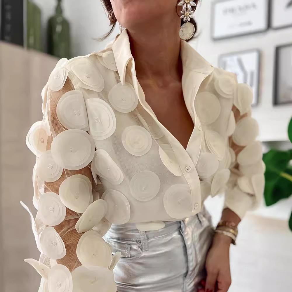 Mesh Sleeve Shirt