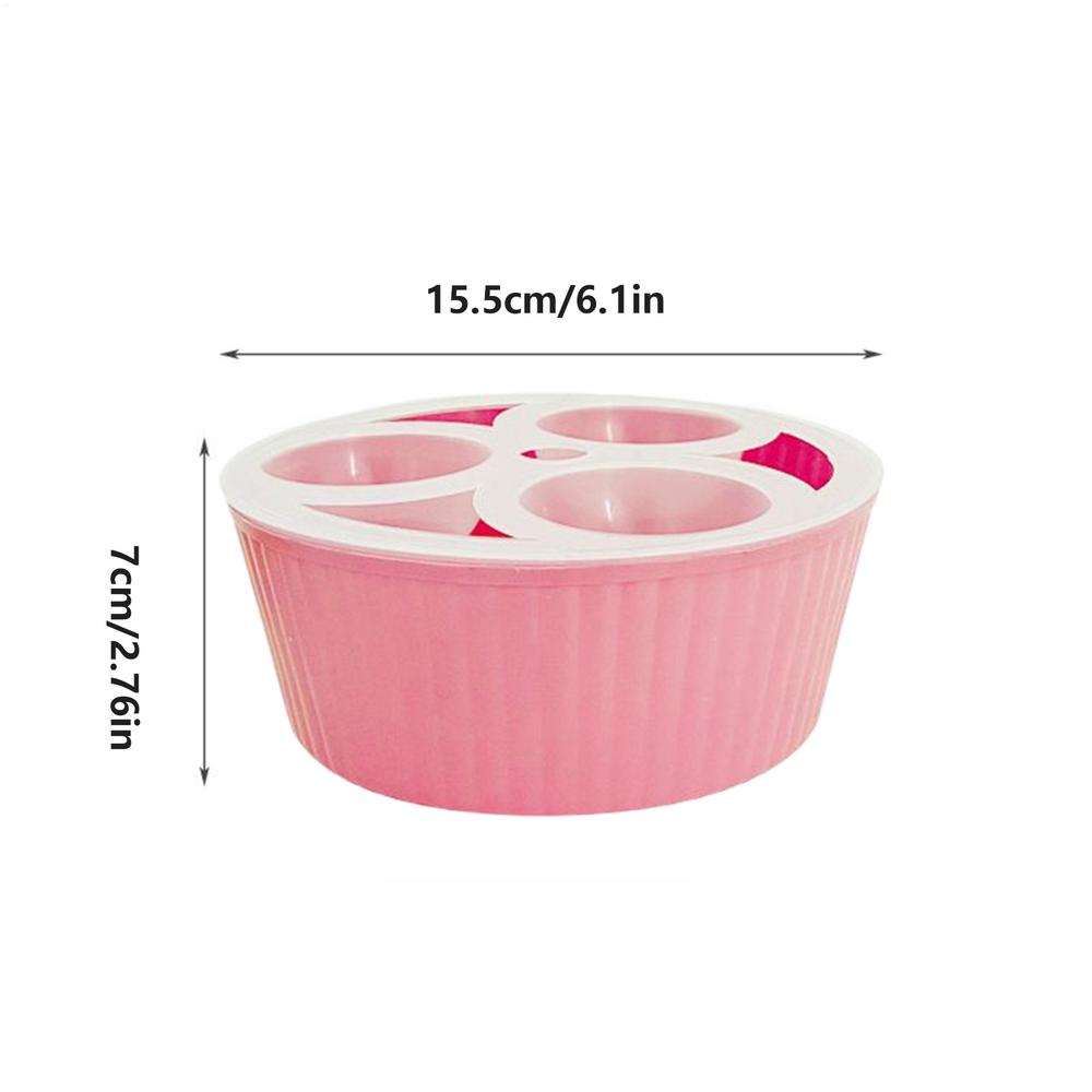 Hydroponic Planter 3-hole Growing Container Flower Bulb Planting Container Hyacinth Planter Flower Bulb Hydroponic Flower Pot