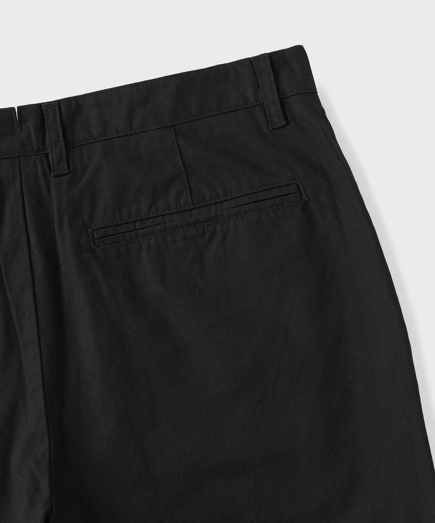 MUSINSA STANDARD [City Workers] Tapered Cotton Pants [Black]