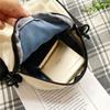 Korean Version Canvas Bag, Female Messenger Bag, Small Bag, Cute Student Backpack 2025 New Trendy Student Harajuku Shoulder Bag