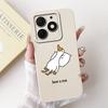 For Cover Itel A50 ItelA50 A 50 Phone Case Back Capa Question Duck Panda Cool Style Animals Cat Painting Soft Silicone Funda Bag