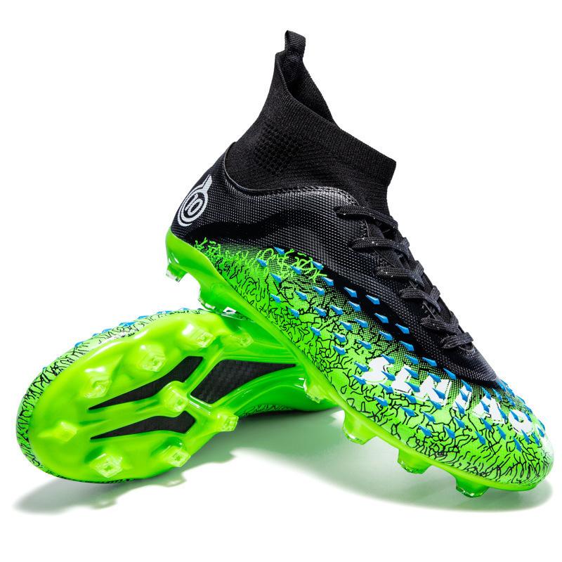 Broken Training Shoes Men's Price Ping High-top Student Game Nails Adult Excellent Youth Football Shoes Long Nails