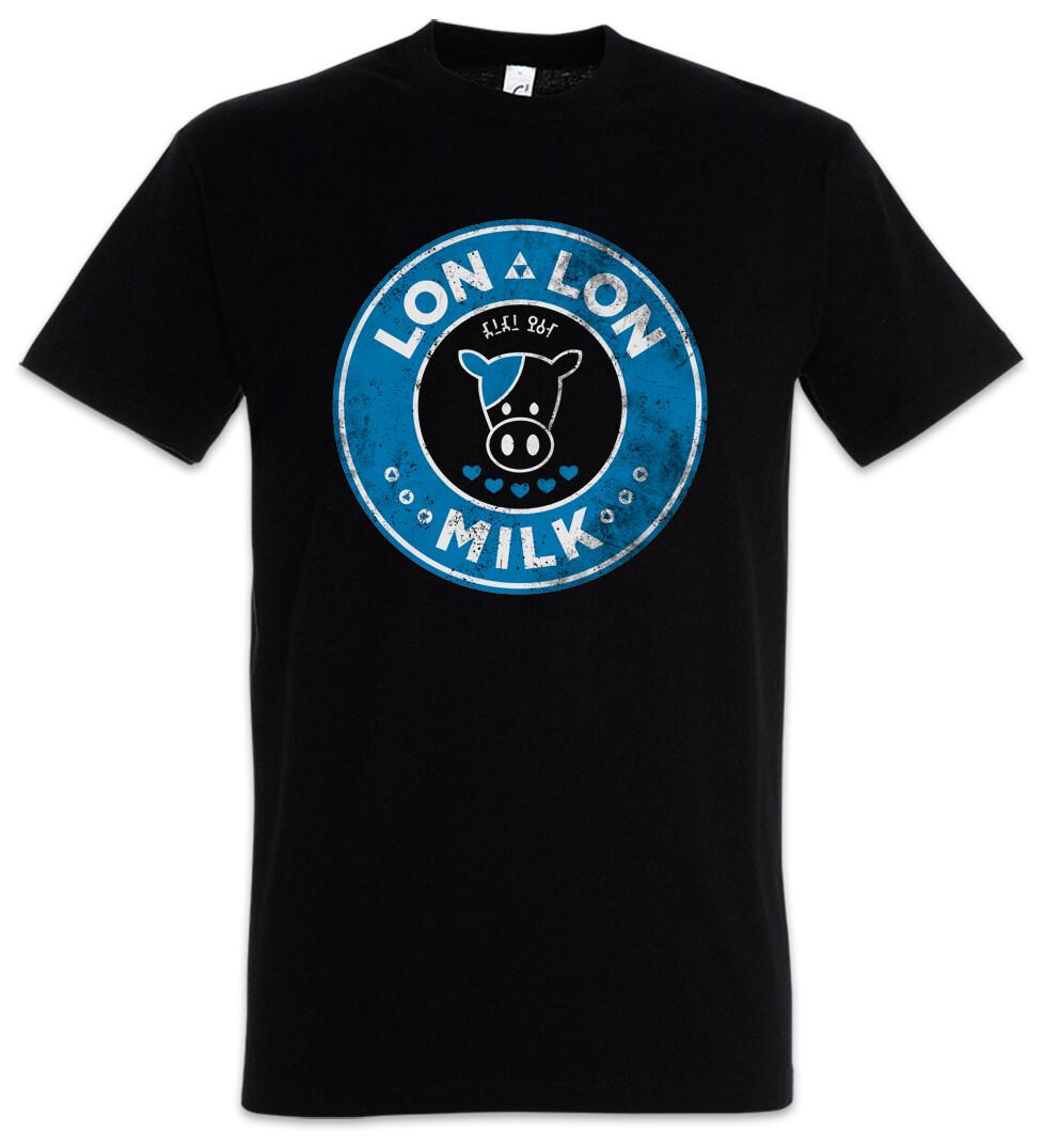 Lon Lon Milk I Herren T-Shirt Milch Farm Ranch Game Link Legend Kult Game XXL