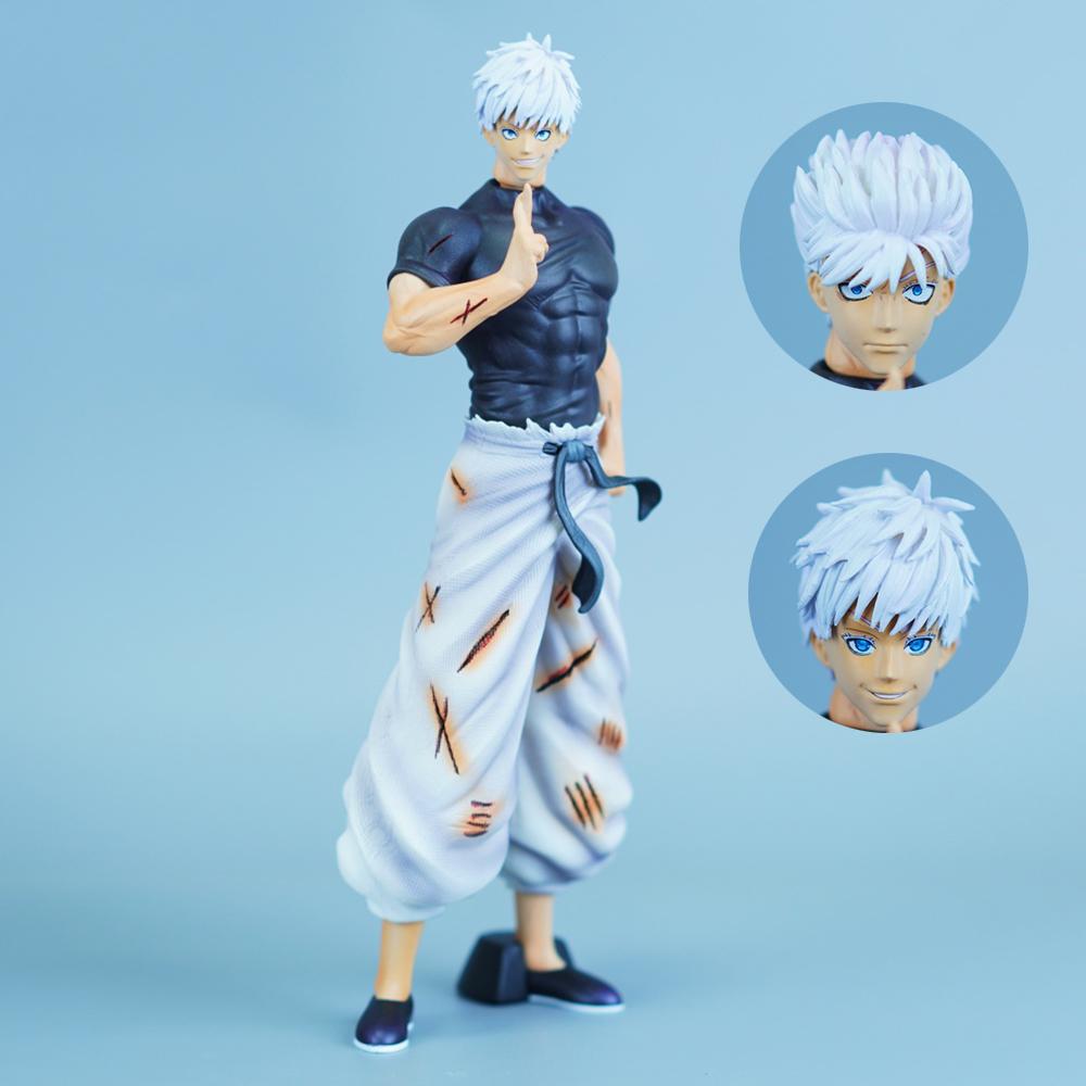 

23.5см/9.25дюймов Аниме Магическая битва Фигурка Годзё Сатору Фигурки Действия ПВХ Статуя Настольное Украшение Коллекционная Модель Игрушки Подарки