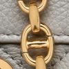Dior Caro Checkered Pattern With Metal Chain Soft Cowhide Clutch Shoulder Crossbody Bag Women Bags Gray S5106UWHC-M41G