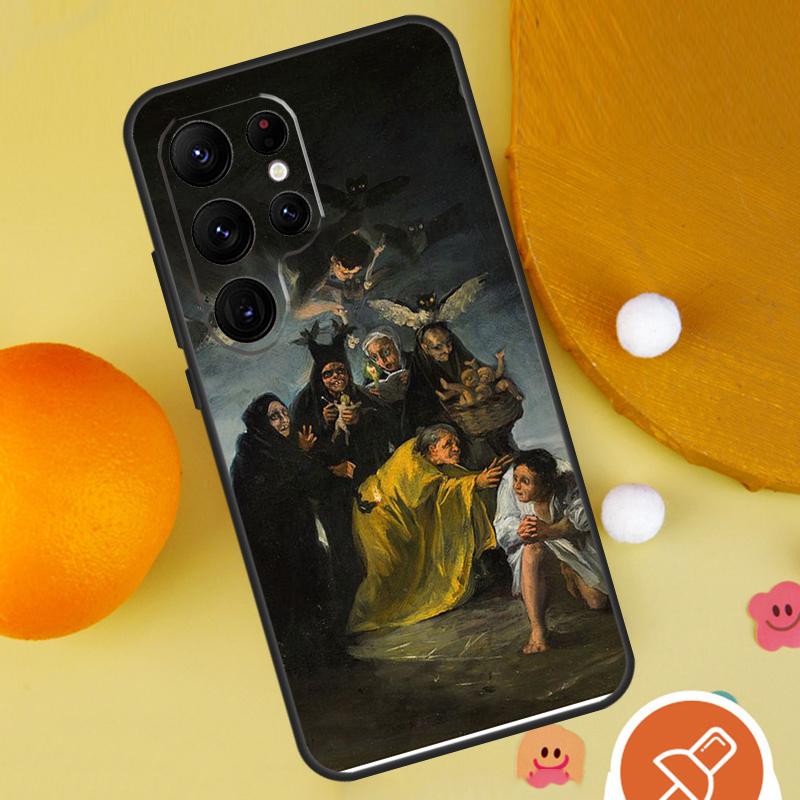 Spain Francisco Goya Art Phone Case For Samsung Galaxy S25 Ultra S23 S22 S21 Ultra S9 S10 S20 Plus S24 FE Funda Cover