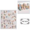 New Year Nail Art Stickers Bronzing Year of the Dragon Chinese Style Mahjong Cartoon Nail Stickers Decoration
