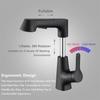 Bathroom Faucet Hot Cold Water Sink Mixer Tap Basin Faucets Washbasin Pull Faucet Copper Lifting Pull Faucet Hot and Cold Water