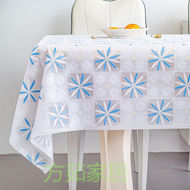 

Скатерть Прихватки Европейский Стиль Кружево Одноразовая Ткань для Обеденного Стола Пластиковая Скатерть Европейский Стиль ПВХ Скатерть для Кофейного Столика Прямоугольная 079 White Blue 60*60cm bedside table