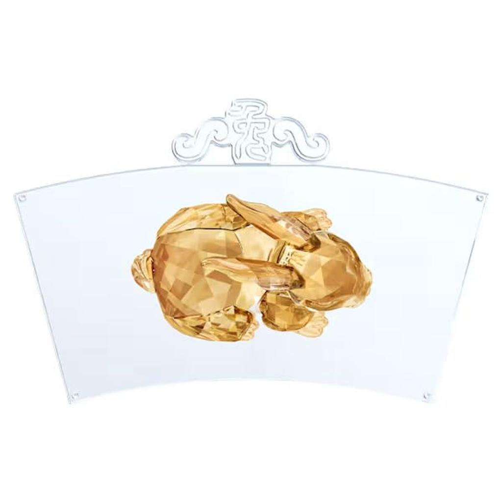Decorative Figure Swarovski Rabbit Golden Rabbit 13,6 x 8,3 x 8,8 cm