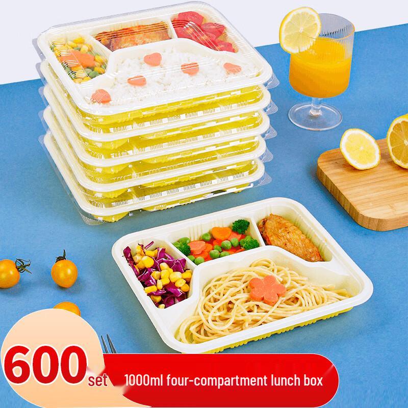 SHUANG YU Disposable Meal Prep Containers & Cutlery Sets