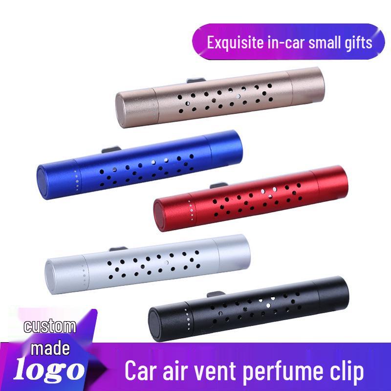 Metal Car Air Freshener: Interior Decoration Aromatherapy Clip