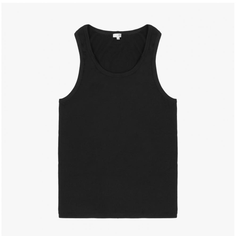 MaiSon Margiela Men S Mm6 Numbering Logo Patch Tanktop