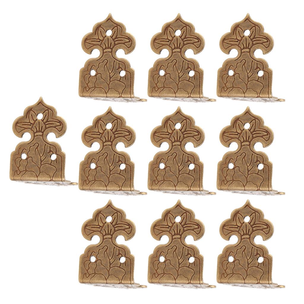 Eckenschutz Kupfer Tisch Ecke Schutzwerkzeug für Schmuck Geschenk Holzkisten Schränke Bronze