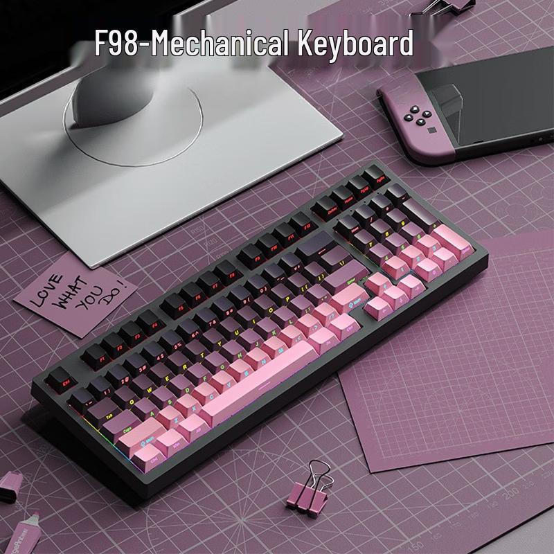 OLOEY F98 Hot-Swappable 98-Key Mechanical Keyboard