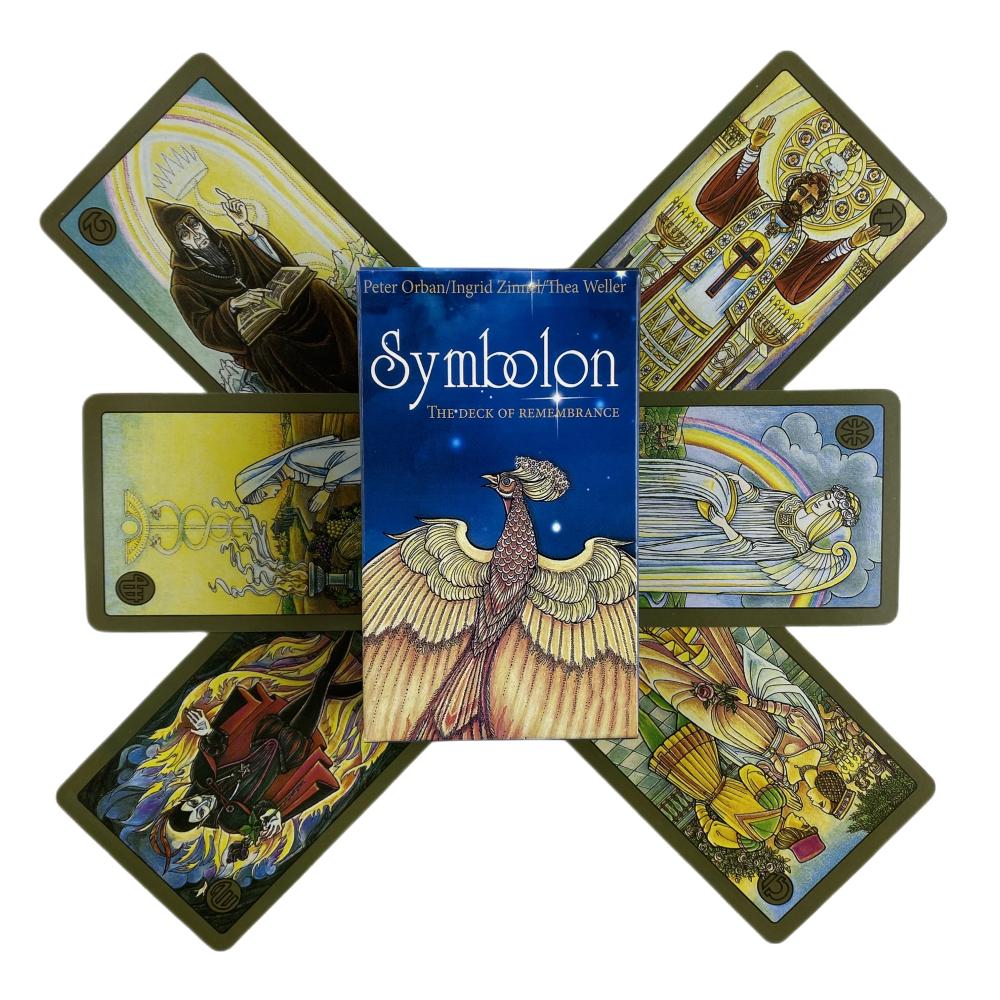 78 Cards Symbolon The Deck Of Remembrance Tarot Cards Games English Version Family Party Board Game Divination Fate Tarot Cards