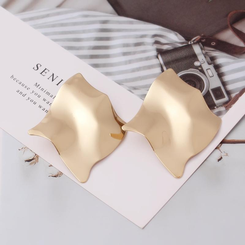 

Преувеличенная геометрия Необычные металлические серьги-подвески Спиральный узел Круглые гладкие Бринкос Циркон