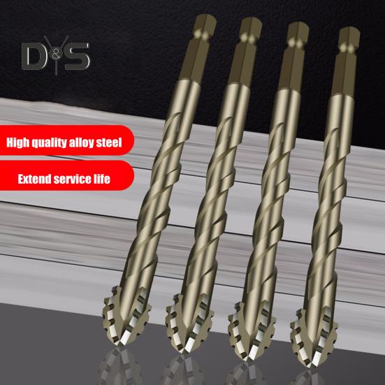 Firkantet tagget eksentrisk borbitssett Høy hardhet Rustsikker Enkel installasjon Multifunksjonelt skjevt hode borbitssett