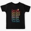 King George Da Da Da Dat Da Chorus Musical Hamilton Kids T-Shirt