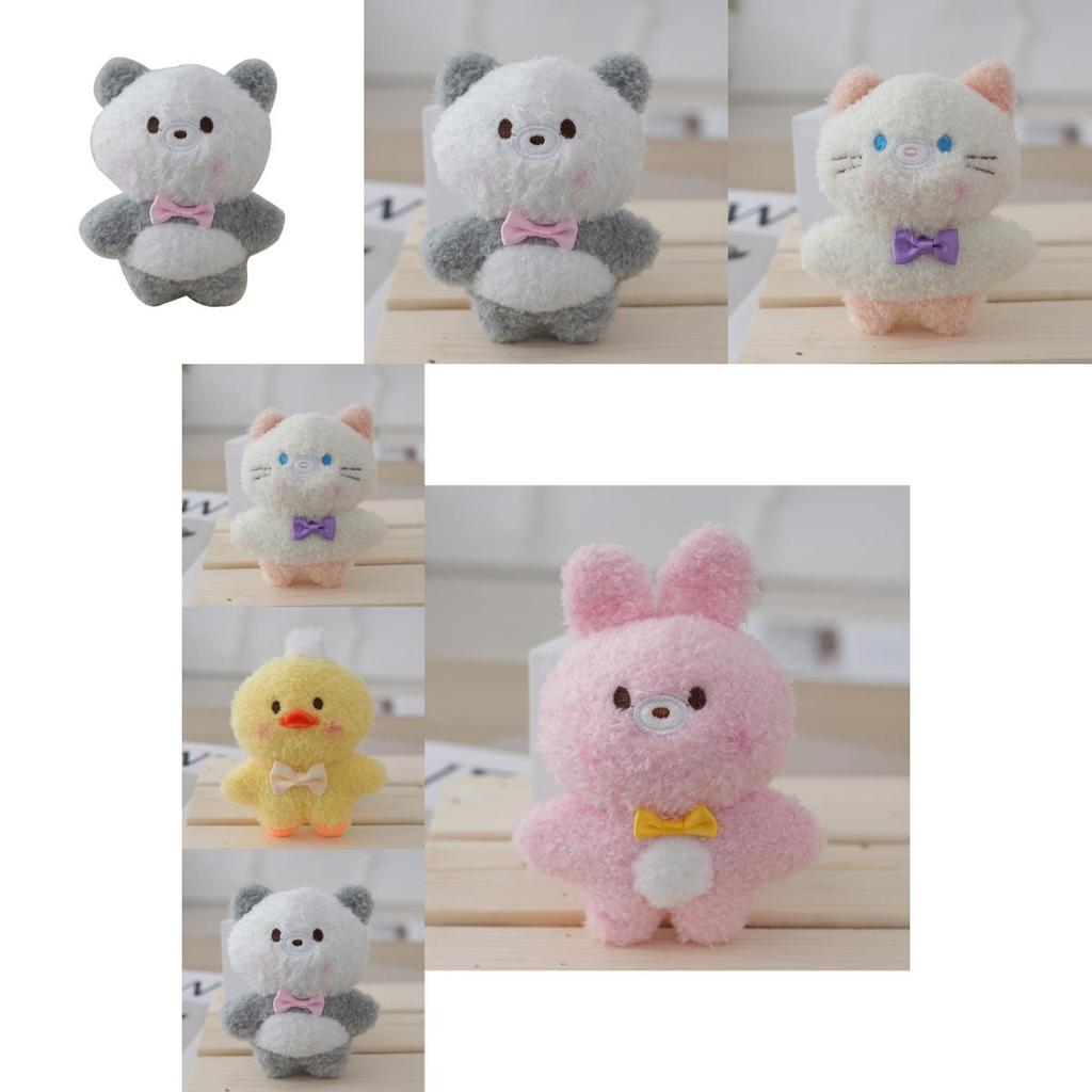 Adorable Plush Bunny Keychain Stuffed Animal Soft Pp Cotton Cute Toy Pendant