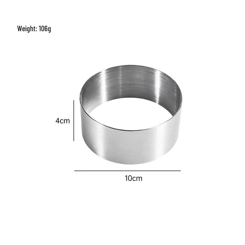 MDNG Stainless Steel Mousse Ring Set