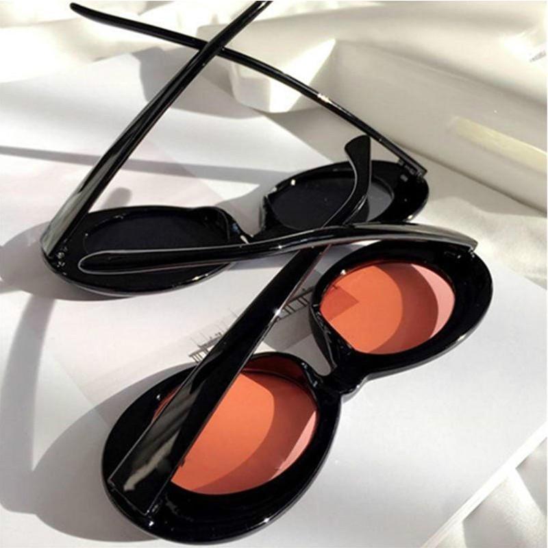 Buy Glasses GZDL Clout Goggles Rapper Kurt Cobain Oval Shades Grunge ...