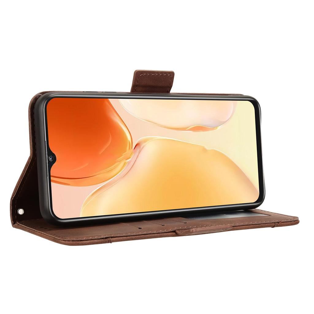 Custodia a Portafoglio in Pelle con Multipli Slot per Schede per Oukitel C61/Oukitel C61 Pro