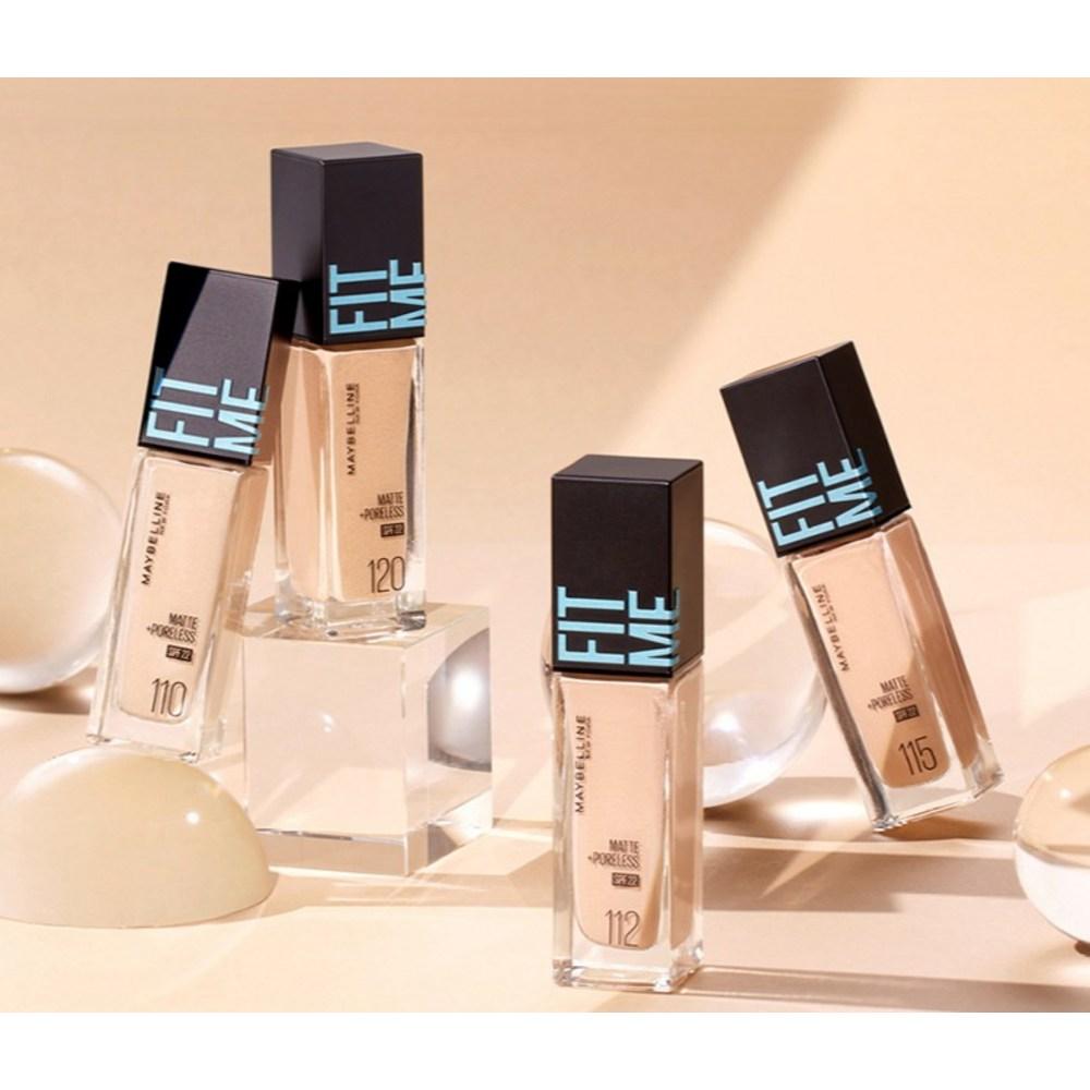 Maybelline Fit Me Matte Poreless SPF 22 30ml, No. 115 Ivory, 1 Unit