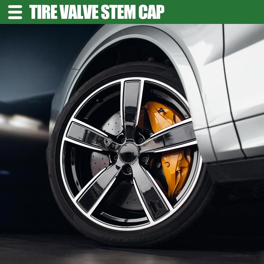 Motoforti Universal Tire Valve Stem Caps Valve Stem Covers for Car SUV Trucks Motorcycles,17mm, Aluminum Alloy, Blue, 4pcs