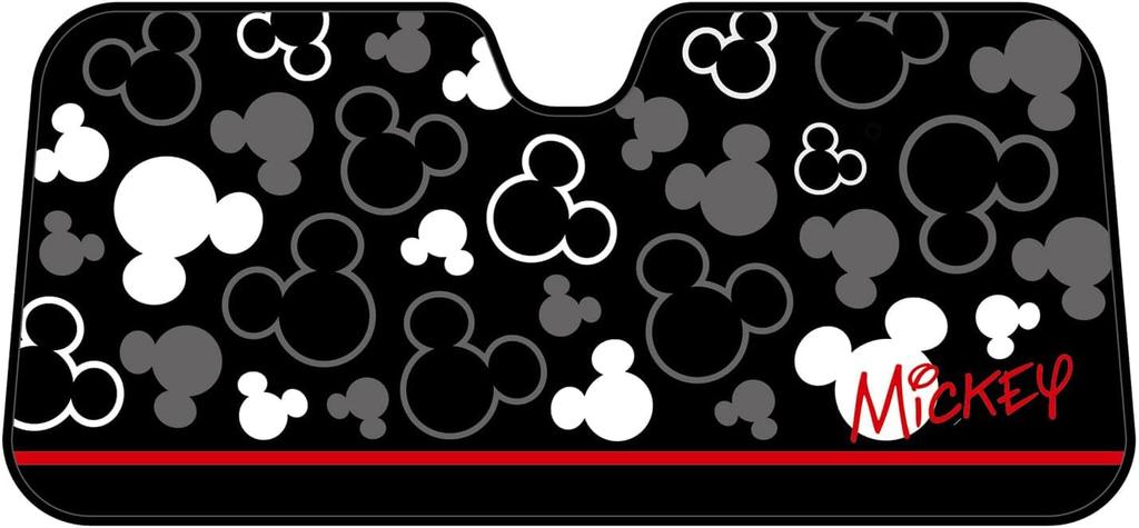BONFORM Mickey High Temperature Light Sunshade, Icon, Method, Resistant, 130x60cm, Black, 7579-01BK