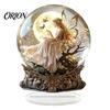 Sternenhimmel Geschenke Mond Stern/Fee Kristallkugel Ornament, Dekorative Acryl Kugel für Schlafzimmer Wohnzimmer Langlebige Balkon Ornamente Zimmer Schreibtisch Dekoration,