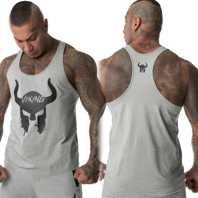 

Muscle Fitness Brother, летняя новая майка для фитнеса, мужская майка для бега на открытом воздухе, для отдыха, спорта без рукавов, майка Racerback M