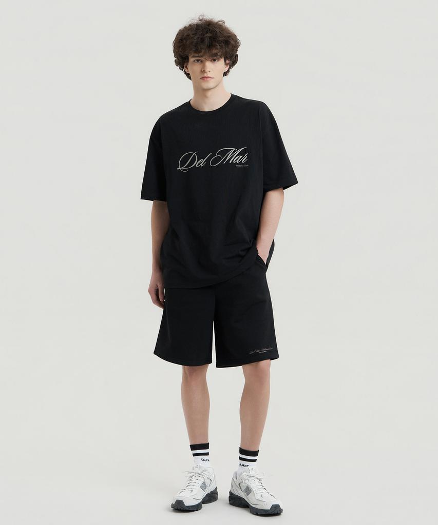 Delma Wellness Club Sweat Easy Shorts - Black
