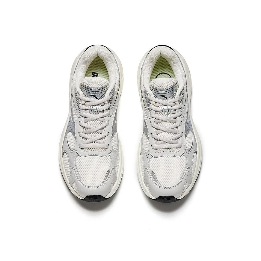 Anta Trendy Comfortable Fashion Fabric Synthetic Leather Wear-Resistant Shock Absorbing Low-Top Casual Running Shoes Women Sneaker 922545597-1