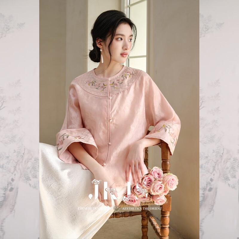 

JK&JS Chunwu New Chinese Style Embroidered Thin Jacket S