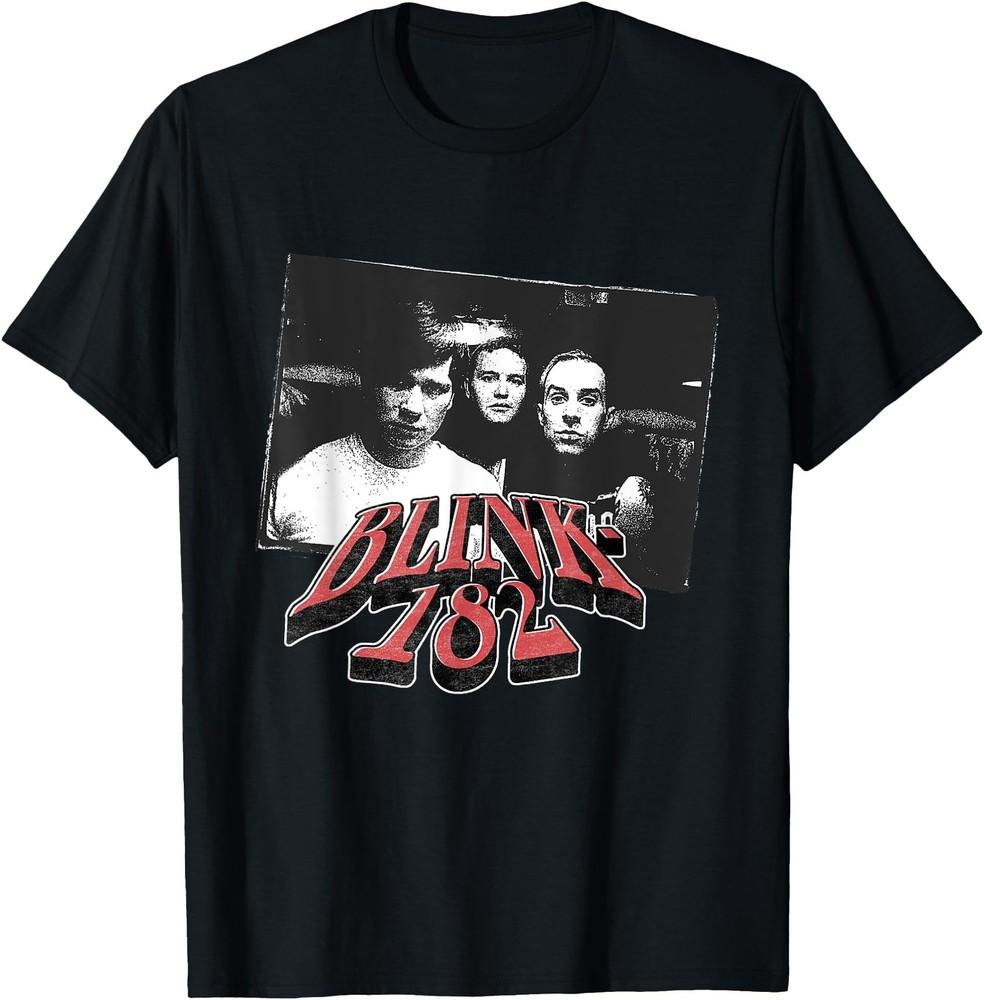 Blink-182 Throwback Photo T-Shirt Rock Band Shirt Family Rock Fan Shirt Unisex T-Shirt XXXXL
