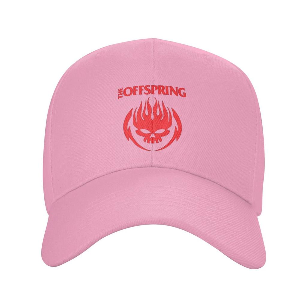 The Offspring Flaming Skull On Circle Logo Baseball Caps Fashion Men Women Hats Casual Cap Hip Hop Baseball Hat Casquette