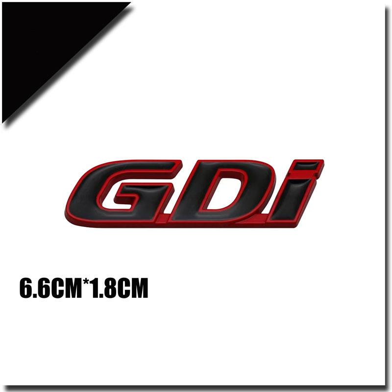 

3D Металева Наклейка на Автомобіль Емблема Логотип Значок на Задню Частину Автомобіля Аксесуари Для Sonata Tucson Lafesta Elantra DLX DCT Custo GDI червоний/чорний