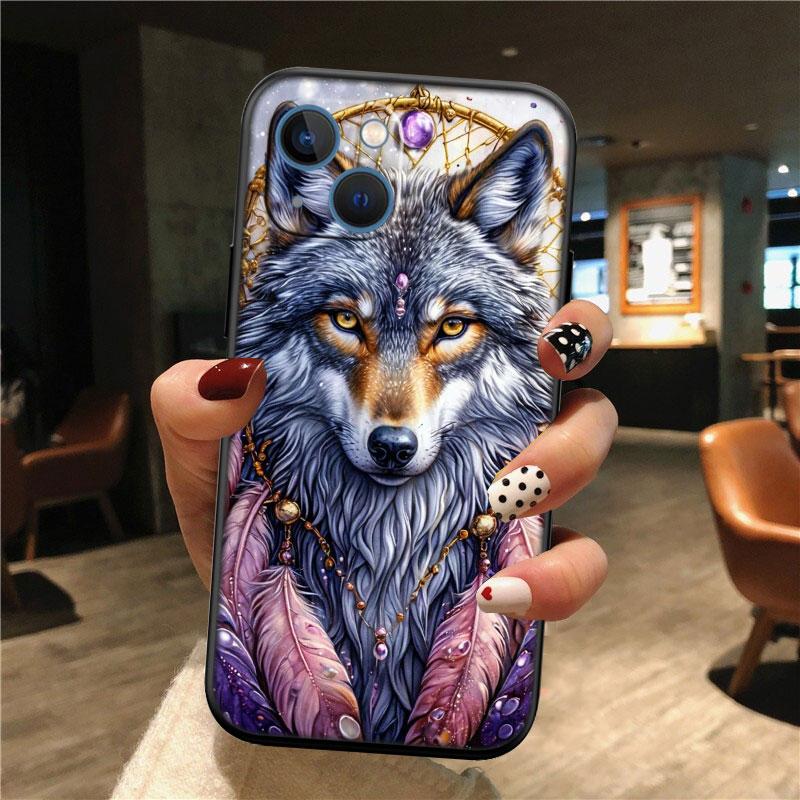 Animal Wolf Shell Phone Case for Samsung Galaxy S20 S21 S22 Ultra FE Plus A21S A22 A24 A25 A26 A30 A30S A31