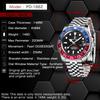 PAGANI DESIGN 40MM Luxury Men GMT Automatic Machinery Watch Ceramic Bezel Jubilee Strap Sapphire Waterproof Watches for men