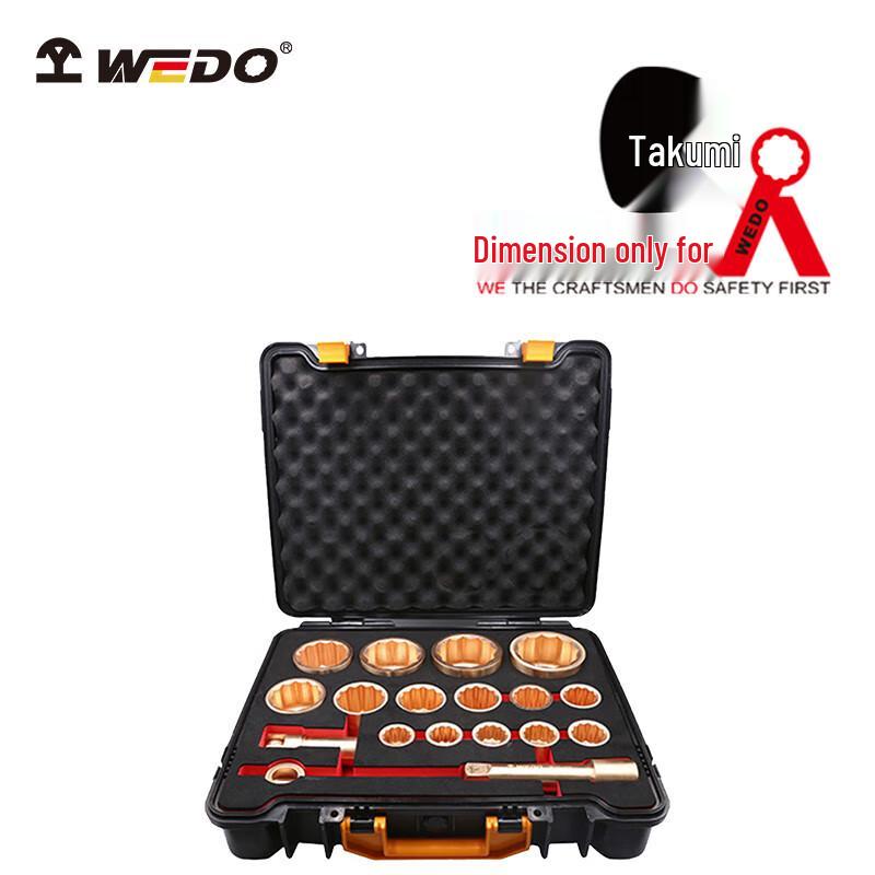 WEDO Explosion-proof Heavy-duty 1-inch Socket Set