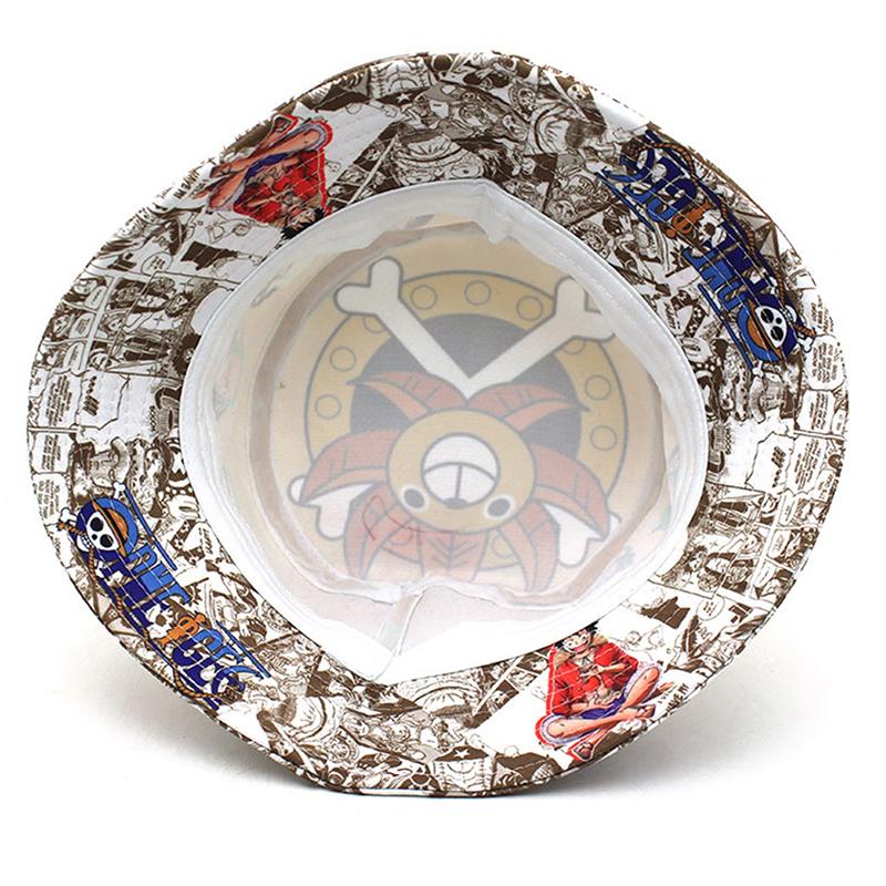 Anime One Piece Printing  Fisherman Hat Adult Outdoor Men And Women Sun H