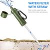 Outdoor Water Straw Water Filtration System Water Purifier for Emergency Camping Traveling Backpacking
