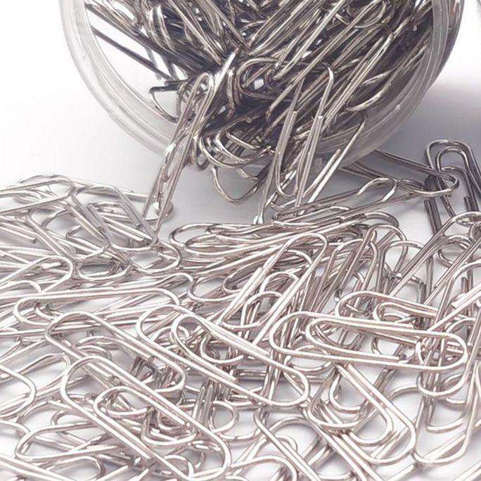 

Nickel-Plated Safety Pins & Paper Clips Set - Large Box Nickel-Plated