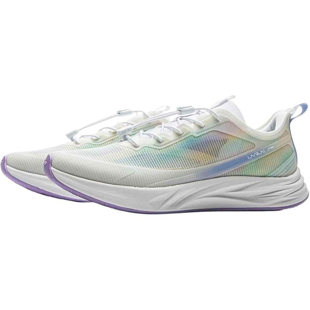 Li Ning Kinder Laufschuhe Bequem Weich Rutschfest Anti-Kick Rebound Atmungsaktiv Low-Top Unisex Sneaker Weiß YKFV046-2