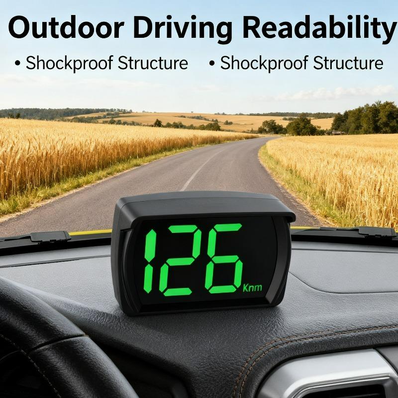 Head-up Display Driving Safety Assistant for (HUD) Vehicles GPS Speedometer Car Digital Head Up Display Shows Real Time Speed