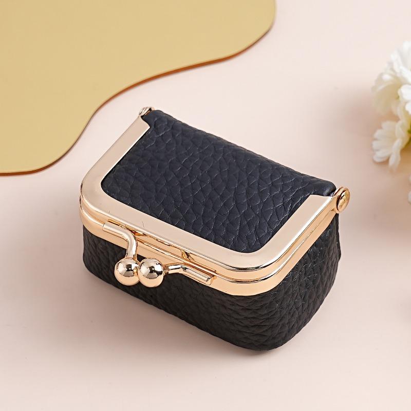 Scatola Accessori Mini Collana  Orecchini da Donna  Anello d'Oro  Borsa per Gioielli in Oro  Cuffie  Monete  Portamonete