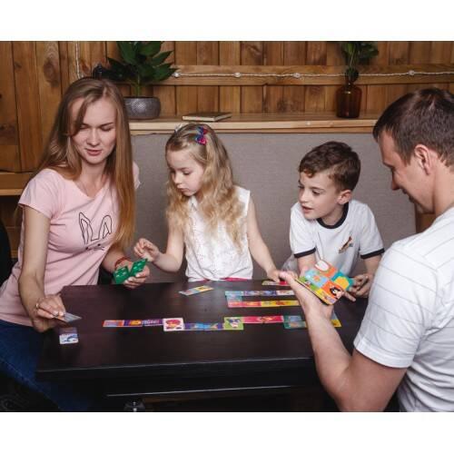 Gra Edukacyjna Crazy Domino 2W1 Nauka Liczenia Zwierzęta Roter Kafer