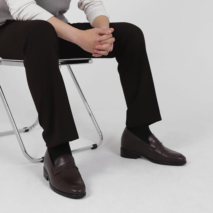 [PASCOROZEN] Bronx U-Tip Penny Loafer Brown [JC2104-BR] [Shipped from Korea] 100% Authentic
